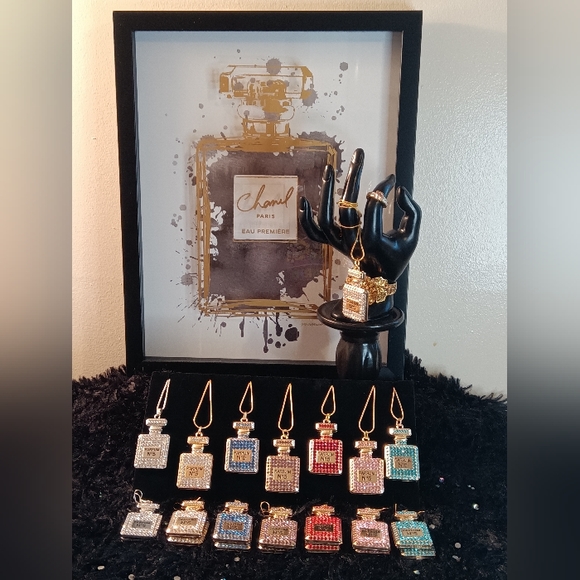 Jewelry - NWT Handmade 3pc LUXURY FASHIONED ✨BLING✨ Necklace & Earrings Set